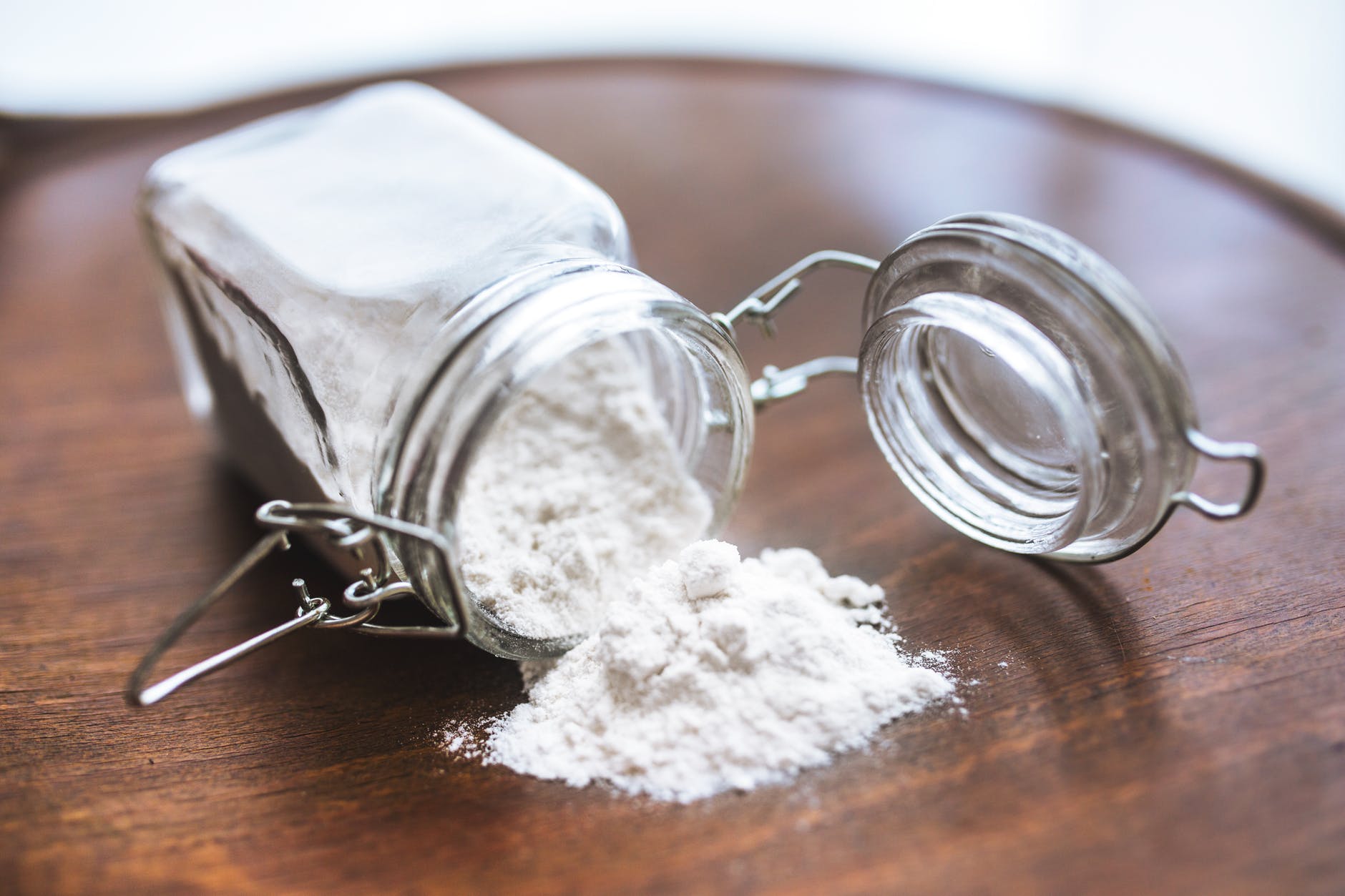 flour powder wheat jar